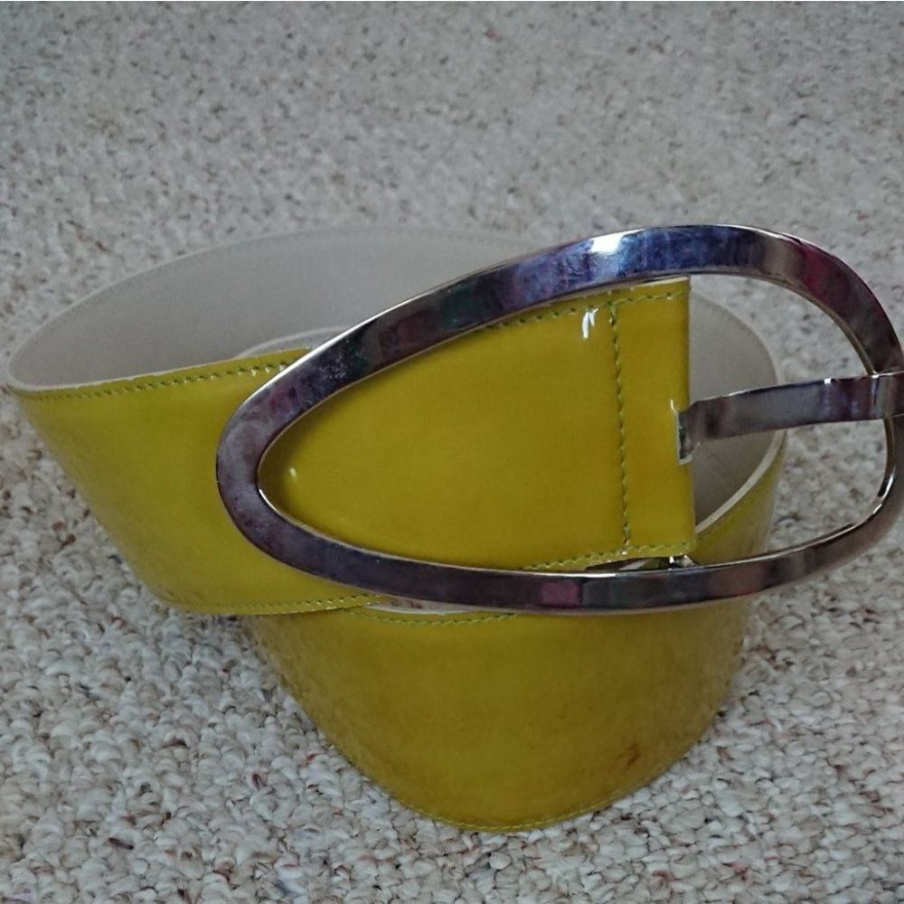 giuseppe zanotti yellow belt